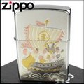 ◆斯摩客商店◆【ZIPPO】日系~傳統藝術-寶船七福神圖案電鑄板貼片加工打火機