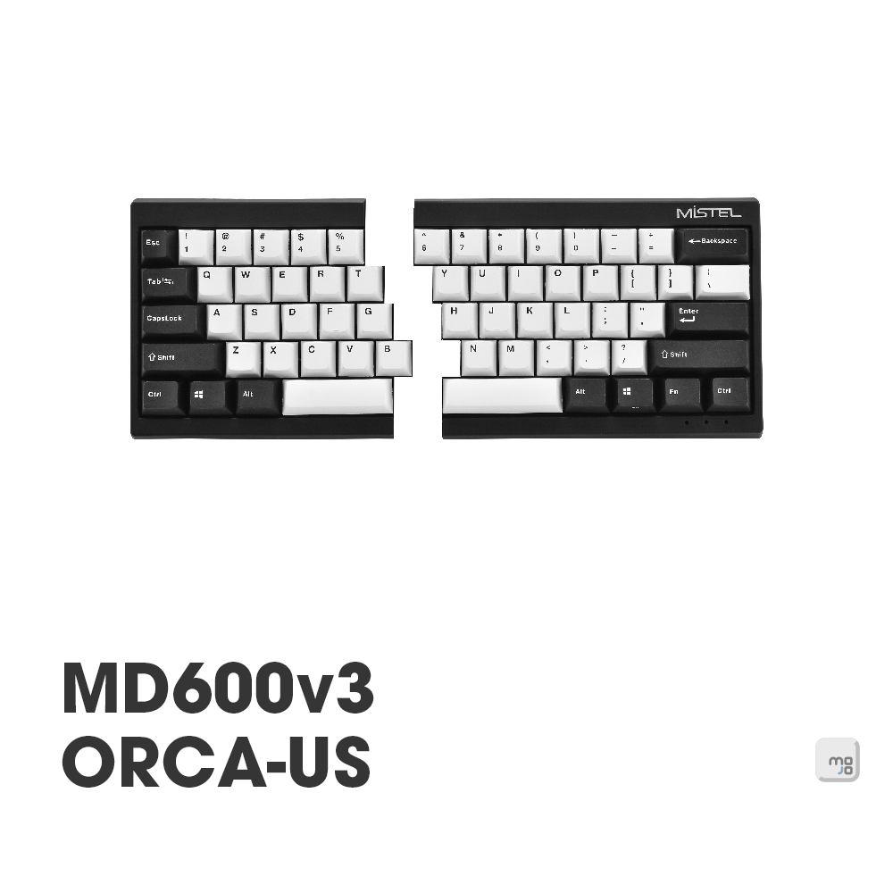 |MOJO| Mistel Barocco MD600v3 RGB ORCA 人體工學 分離式機械鍵盤 CHERRY MX軸 黑殼 RGB 茶/青/紅軸