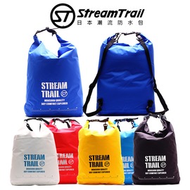 日本【Stream Trail】超輕量透氣防水包 M號 戶外活動 水上活動 後背包 防水包包 大容量 輕量型 多功能