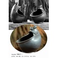 【啟秀齋】台灣當代雕塑 余勝村 生活系列 呼乾了 陶瓷 1997年創作