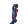 「野球魂」--「MIZUNO」【武士系列SAMURAI】少年用捕手護膝（380383B5110，深藍×紅色）