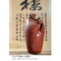 【啟秀齋】台灣當代雕塑 余勝村 生活系列 茶滿欺人 酒滿敬人 陶瓷 1999年創作