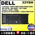 33YDH 原廠 戴爾 電池 Dell G3-3579 G3-3770 G5-5587 G7-7588 inspiron15-7577 5580 15PD-7765 15GD-1765 17PD Vostro15 7570 7580