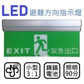 出貨日 1 3 1 Led小型緊急出口方向避難指示燈緊急照明燈消防署認證 Pchome商店街 台灣no 1 網路開店平台