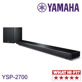 YAMAHA 山葉 SOUNDBAR 家庭劇院 YSP-2700 (黑) 台灣原廠公司貨