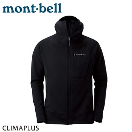 【Mont-Bell 日本 男 Trail Action Parka 連帽外套《黑》】1106542/刷毛外套/四向彈性/排汗休閒外套/透氣排汗