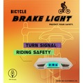 【長暉】 自行車智能剎車燈腳踏車配件尾燈單車配備後車燈方向燈USB充電