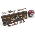 正品 西班牙Smoking捲菸紙 70MM60張 (Brown-REGULAR超薄無漂白慢燃紙)✦球球玉米斗✦