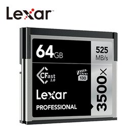 Lexar®Professional 3500x CFast™ 2.0 高速記憶卡 64G