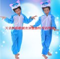 A020可愛小藍貓兒童動物裝化裝舞會表演造型派對服