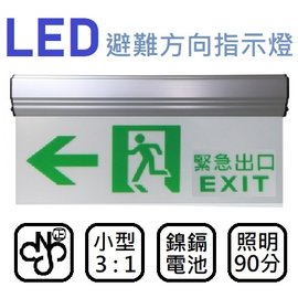 出貨日 1 3 1 Led小型緊急出口方向避難指示燈緊急照明燈消防署認證 Pchome商店街 台灣no 1 網路開店平台