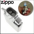 ◆斯摩客商店◆【ZIPPO】噴射式藍火機芯-按壓式電子點火(雙火焰款)NO.65827
