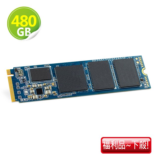 OWC Aura P12 480GB M.2 NVMe SSD PCIe Gen3 x4 讀3400MB/s 寫3000MB/s
