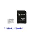 創見 記憶卡 【TS256GUSD300S-2】 256GB Micro-SD 含 Mini-SD 轉卡套件 新風尚潮流