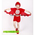 A071-5可愛兒童紅色小鳥兩件式動物裝化裝舞會表演造型派對服