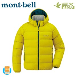 【Mont-Bell 日本 童 Neige Down Parka 650FP 羽絨外套《檸檬黃》】1101582/羽絨夾克/輕量羽絨/羽絨衣/雪衣