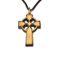 天主教聖物 以色列進口 十字架 橄欖木 項鍊 掛飾 13-35