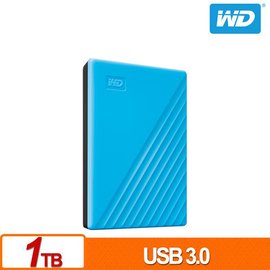 WD My Passport 1TB 藍色 2.5吋 USB3.0 外接硬碟 WDBYVG0010BBL-WESN