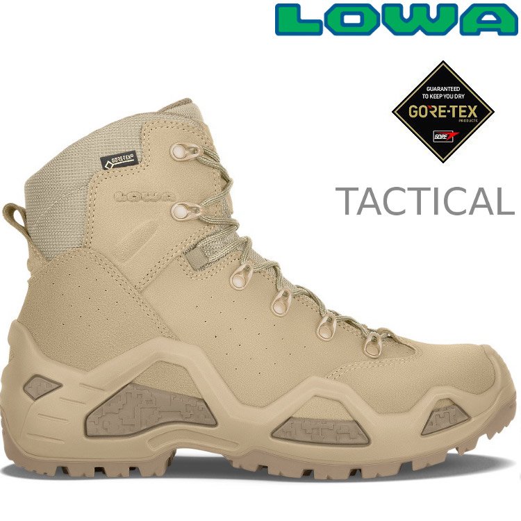 Lowa Z-6S GTX Ws C 女款 中筒軍用鞋(C) 軍靴/戰術靴/防水登山鞋 LW320688 0410 淺沙漠