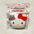 日本 三麗鷗 Hello Kitty 造型耳機收納盒 集線盒 收納盒(紅色)