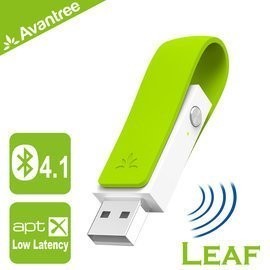 強強滾 Avantree Leaf 低延遲USB藍牙音樂發射器 藍芽4.1 APTX-LL超低延遲傳輸黑/綠