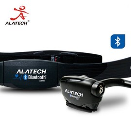 強強滾 ALATECH單車踏頻器心跳帶超值組 藍牙心率帶 腳踏車自行車藍芽測速器(CS010+SC001)