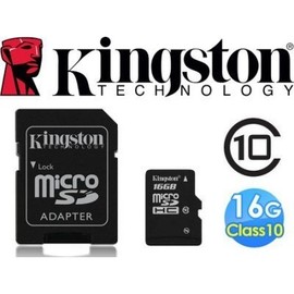 Kingston 金士頓 16G記憶卡micro SDHC C10 16GB TF高速卡 SD轉卡 強強滾