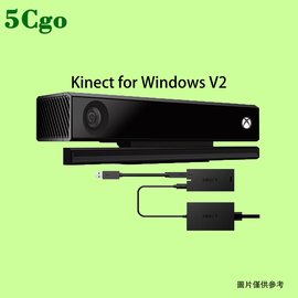 5Cgo【代購七天交貨】Kinect for Windows V2攝像頭傳感器xbox one s/x版體感器歐版彩盒適配器