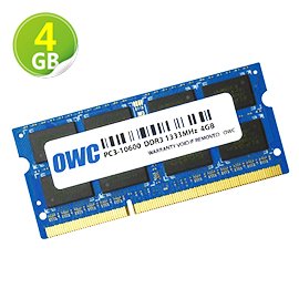4GB OWC Memory 1333MHz DDR3 SO-DIMM PC10600 204Pin Mac 電腦升級解決方案