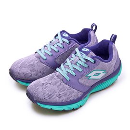 【LOTTO】 雙密度輕量美體健步鞋 EASY WALK 系列 紫藍綠 0677 女