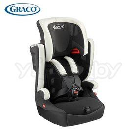 GRACO Airpop 成長型輔助汽車安全座椅 /嬰幼兒汽座 -白武士