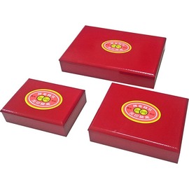 雙錢牌 5x7 木盒 關防印泥 ( 布包泥、泥面、海綿、高纖 可選 )