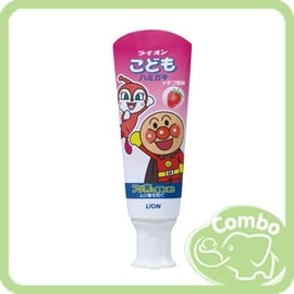 日本製獅王 麵包超人牙膏40g 草莓