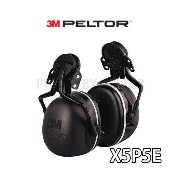 【米勒線上購物】耳罩 3M X5P5E 插洞式 防音耳罩 NRR31dB 需配合插洞式安全帽使用【重度噪音環境用】