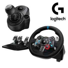 Logitech 羅技 G29 DRIVING FORCE 賽車方向盤 + DRIVING FORCE SHIFTER 變速器