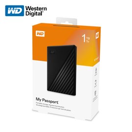 Western Digital 威騰 WD 1TB 新款 My Passport 2.5吋 行動硬碟 時尚黑 (WD-MPNEW-K-1TB)
