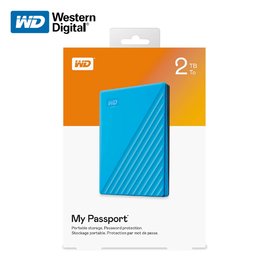 Western Digital 威騰 WD 2TB 新款 My Passport 2.5吋 行動硬碟 藍色 (WD-MPNEW-B-2TB)