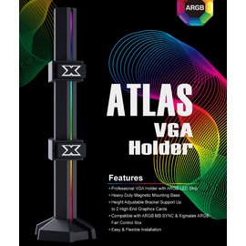 XIGMATEK A.RGB 顯示卡支撐架 ATLAS VGA HOLDER EN43484