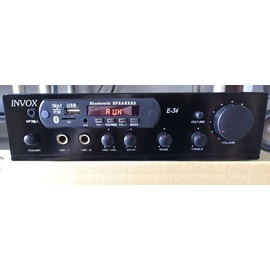 【昌明視聽】INVOX E-36 HIFI立體聲擴大機 超值型多功能 SD 藍芽 USB MP3 FM 二組麥克風輸入
