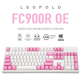| MOJO | 韓國LeoPold FC900R OE機械鍵盤 RITA 2020 限量粉色系 OEM高 PBT二色成型鍵帽 英文 茶/青/紅