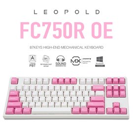 | MOJO | 韓國LeoPold FC750R OE機械鍵盤 RITA 限量粉色系 2020 OEM高 PBT二色成型鍵帽 英文 茶/青/紅