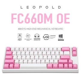 | MOJO | 韓國LeoPold FC660M OE機械鍵盤 RITA 限量粉色系 2020 OEM高 PBT二色成型鍵帽 英文 茶/青/紅