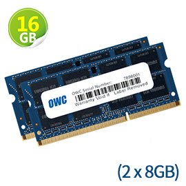 16GB (8GB x2) OWC Memory 1333MHz DDR3 SO-DIMM PC10600 204Pin Mac 電腦升級解決方案
