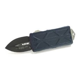 Microtech Exocet 157-1 黑鋁柄 OTF 錢夾彈簧刀 (204P黑刃) -#MT 157-1