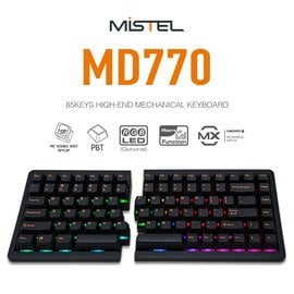 MOJO| Mistel Barocco MD770 RGB人體工學分離式機械鍵盤CHERRY MX RGB