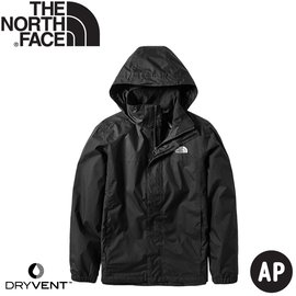 【The North Face 男 DryVent防水外套《黑》】49F7/防風外套/風衣/夾克