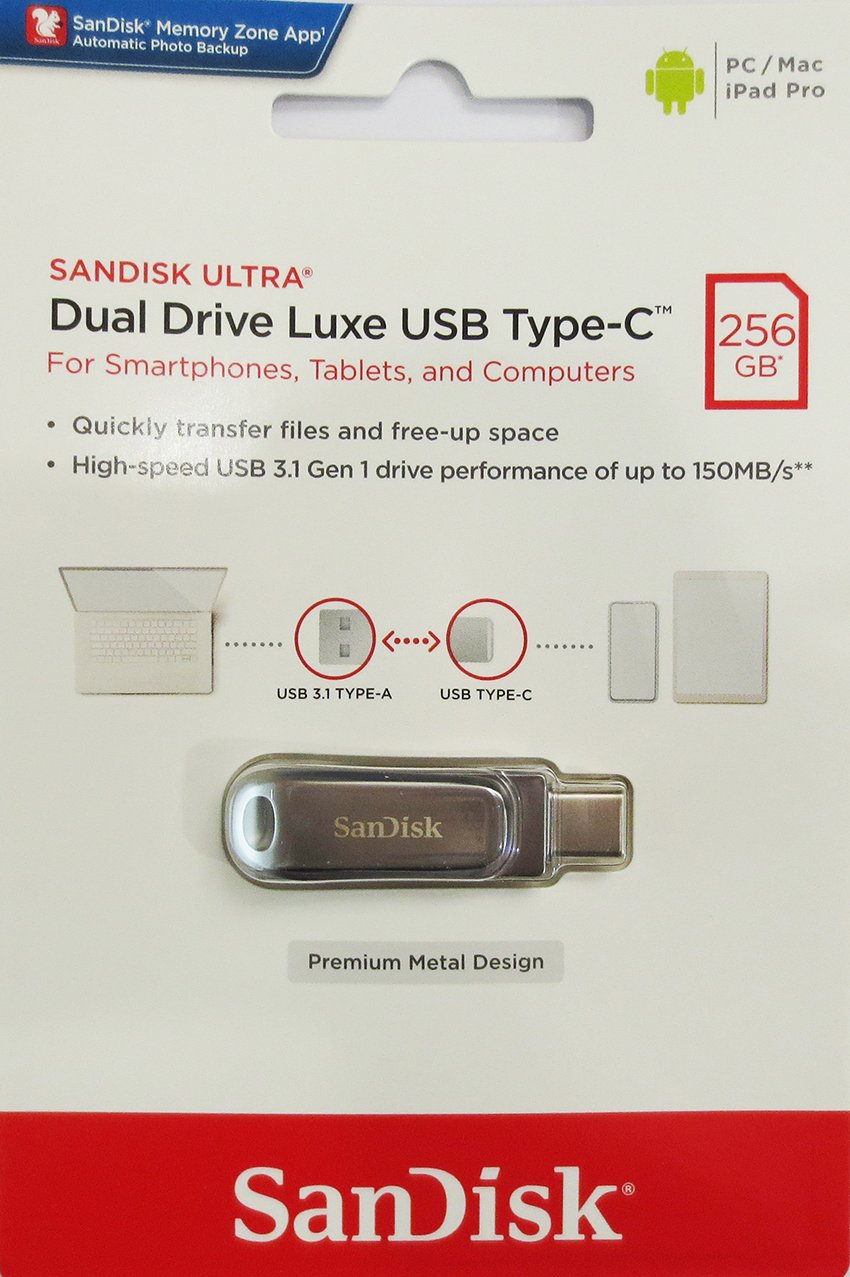 SanDisk 256GB 256G Ultra Luxe TYPE-C【SDDDC4-256G】OTG USB 3.1 雙