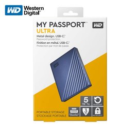 Western Digital 威騰 WD My Passport Ultra 5TB 2.5吋 行動硬碟 (WD-MYPTU-B-5TB) 星曜藍 保固公司貨