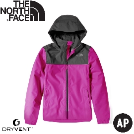 【The North Face 女 DryVent 防水外套《紫/黑》】49F8/衝鋒衣/防風外套/防水夾克