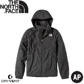 【The North Face 女 DryVent 防水外套《黑》】49F8/衝鋒衣/防風外套/防水夾克